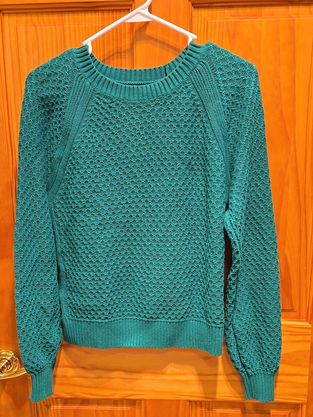 LOFT Women’s Green Knit Crewneck Sweater